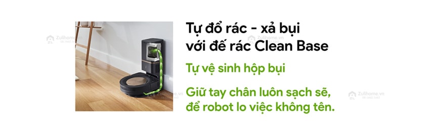 Irobot Roomba S9+ | Tự đổ rác với đế rác Clean Base