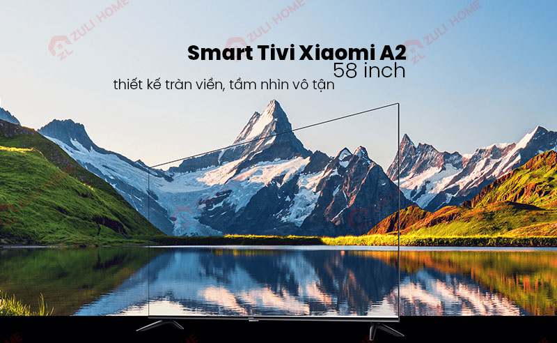 Màn hình Ultra HD 4K của Smart Tivi Xiaomi A2 58 inch