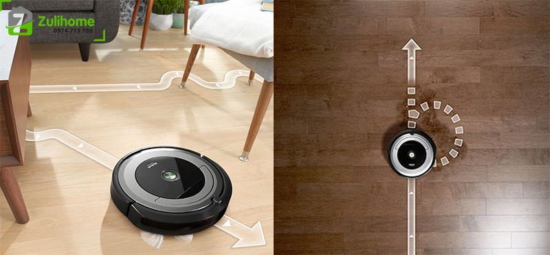 Irobot Roomba 690 | Cảm biến phát hiện bụi bẩn