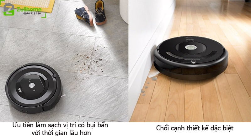 Irobot Roomba E5 | Công nghệ phát hiện bụi bẩn