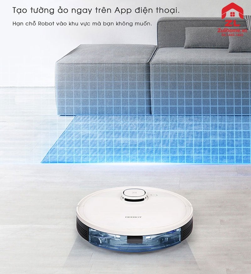 Ecovacs Deebot DX33 | Tạo tường ảo trên app