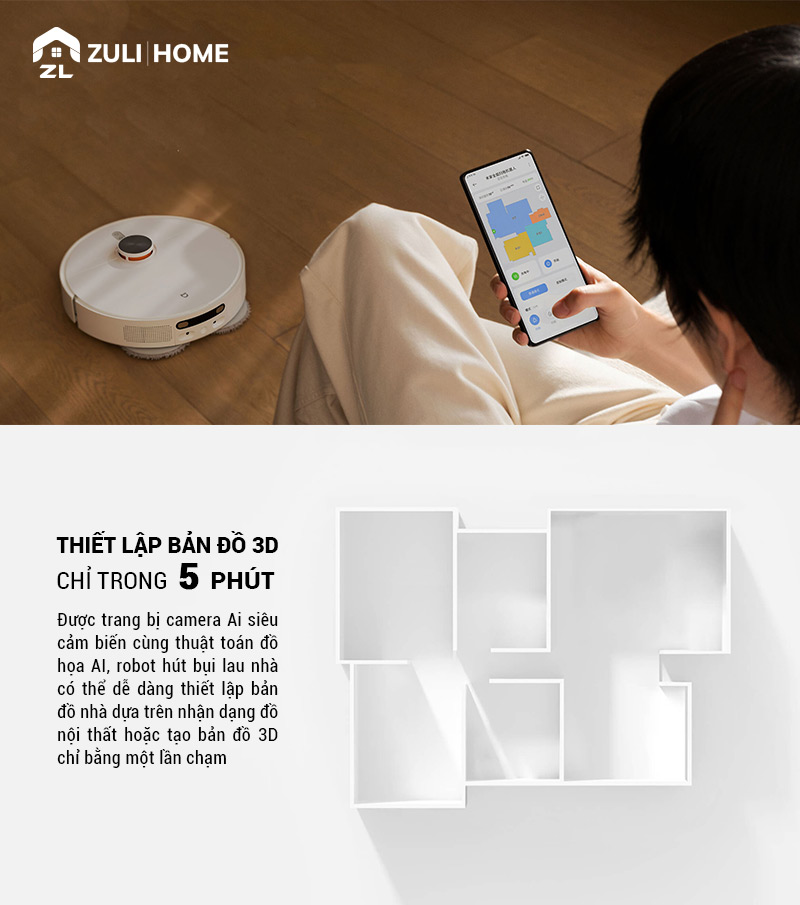Robot hut bui lau nha Xiaomi Mijia Omni 1S B116CN 5