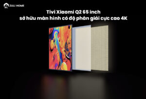 Tivi Xiaomi Q2 65 inch sở hữu màn hình có độ phân giải cực cao 4K 