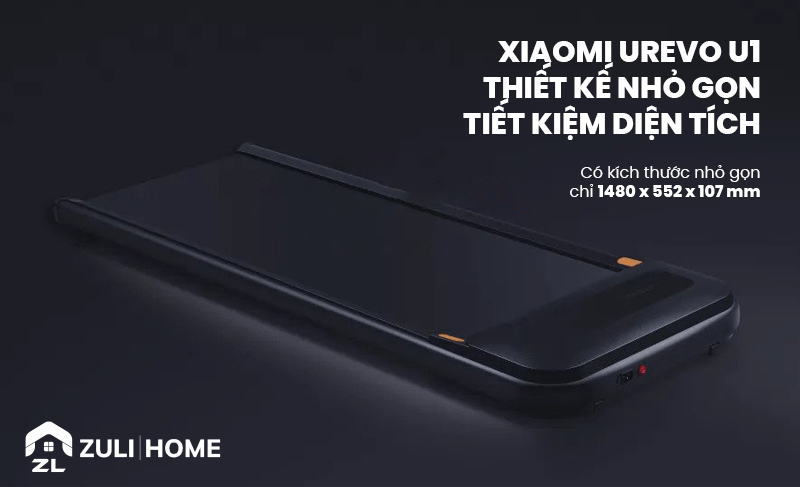 Máy chạy bộ Xiaomi Urevo U1 thiết kế nhỏ gọn, tiết kiệm diện tích