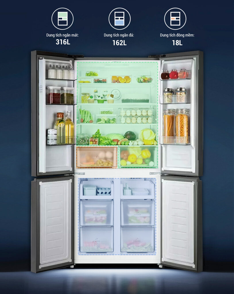 Tủ lạnh Xiaomi Mijia 496l 