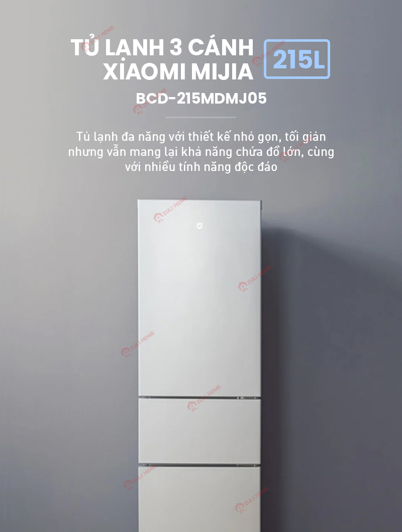 Tu Lanh 3 Canh Xiaomi Mijia 215L – BCD 215MDMJ05001