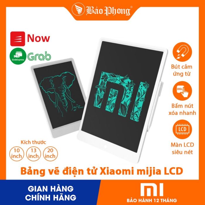 Bang viet ve dien tu thong minh 20 inch Xiaomi mijia man hinh LCD but cam ung cong nghe tu